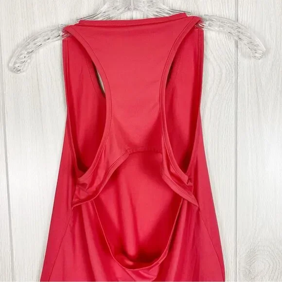 Gymshark | Pink Racerback Logo Tank Top Size Small - Picture 4 of 9